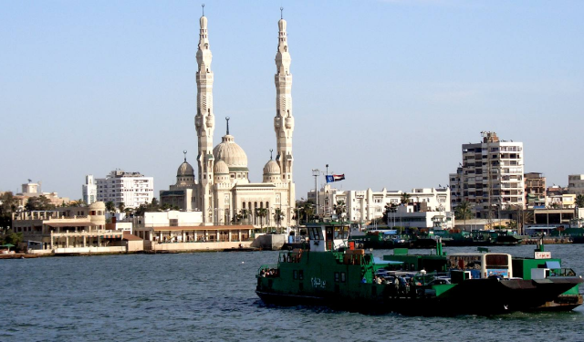 In Port Said the most famous integrated fish market in Egypt - Blue ...