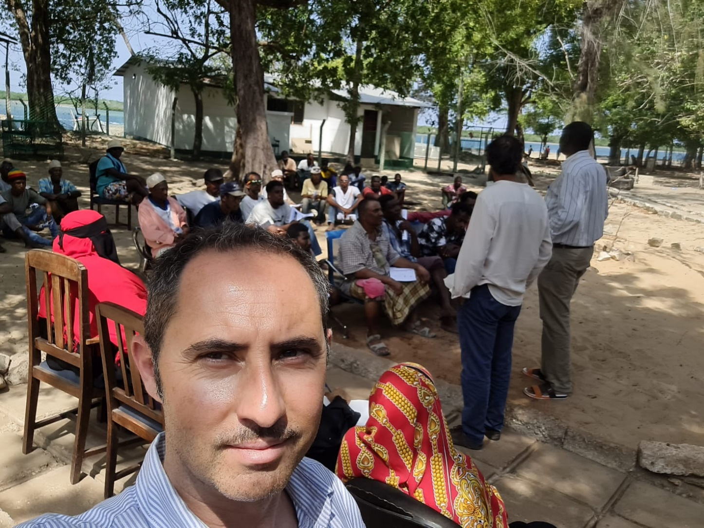 Training in Lamu on community resilience, conducted by Orazio Albano